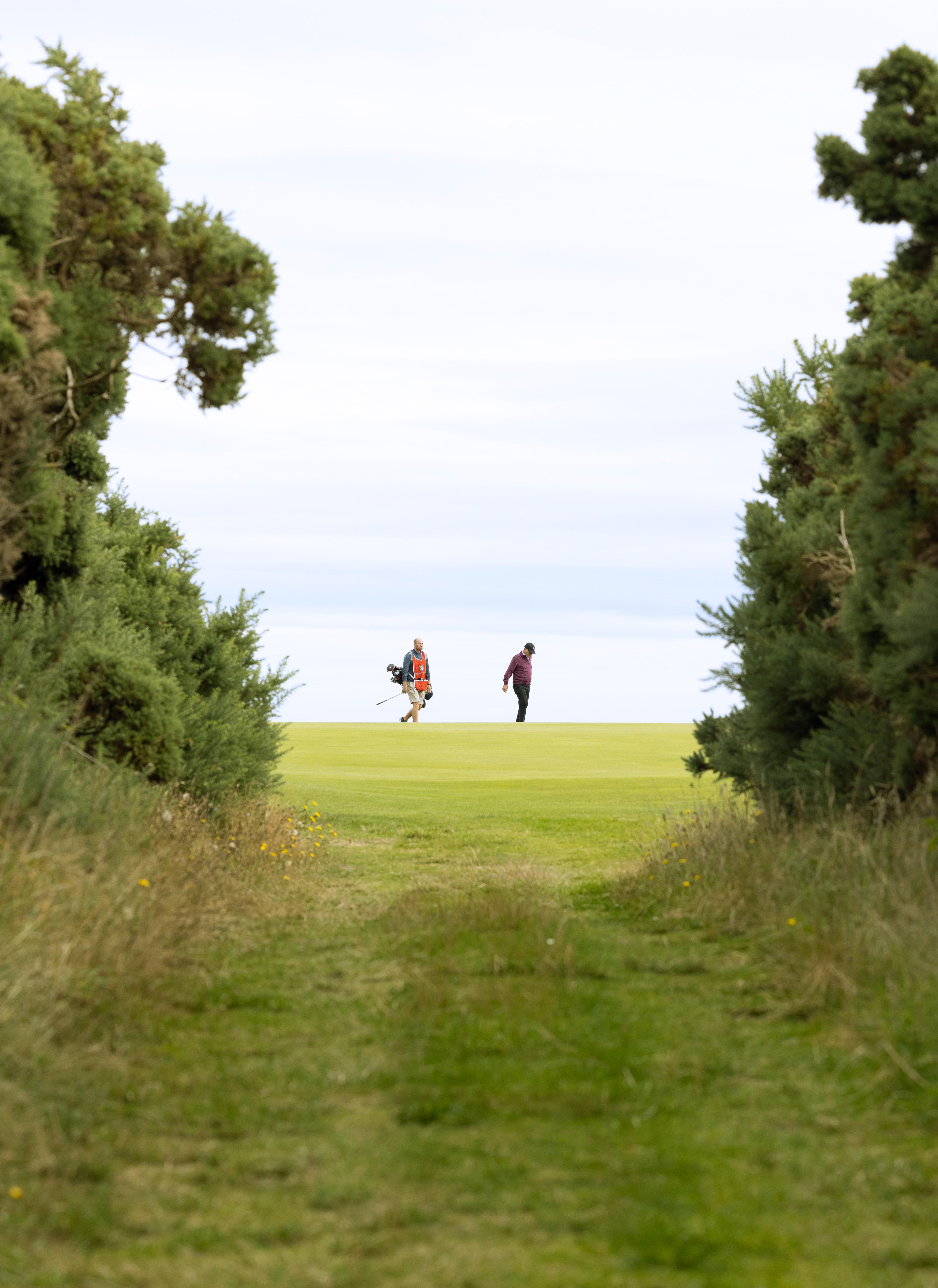Dornoch Station Hotell Exteriör bild Golfers on the 18th fairway
